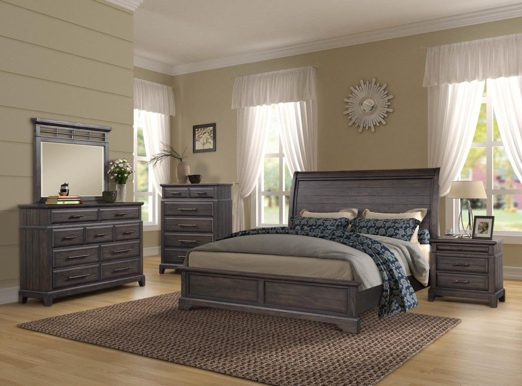 Mattress in bedroom with furniture